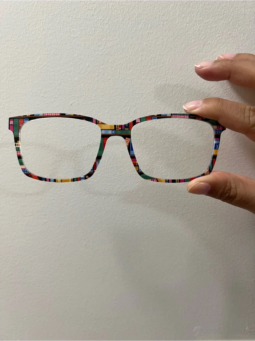 Pair Eyewear for Kirby Multicolor Patterned Rectangle Tops Frames